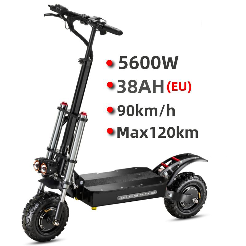 60V 5600W Dual Motor Electric Scooter - STLF Skuter Listrik Canggih 60V 5600W