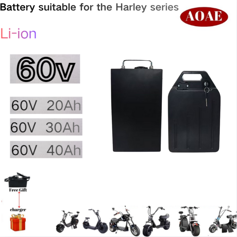 60V 30Ah Electric Scooter Battery - Untuk Baterai Harley 60V 20Ah 30Ah
